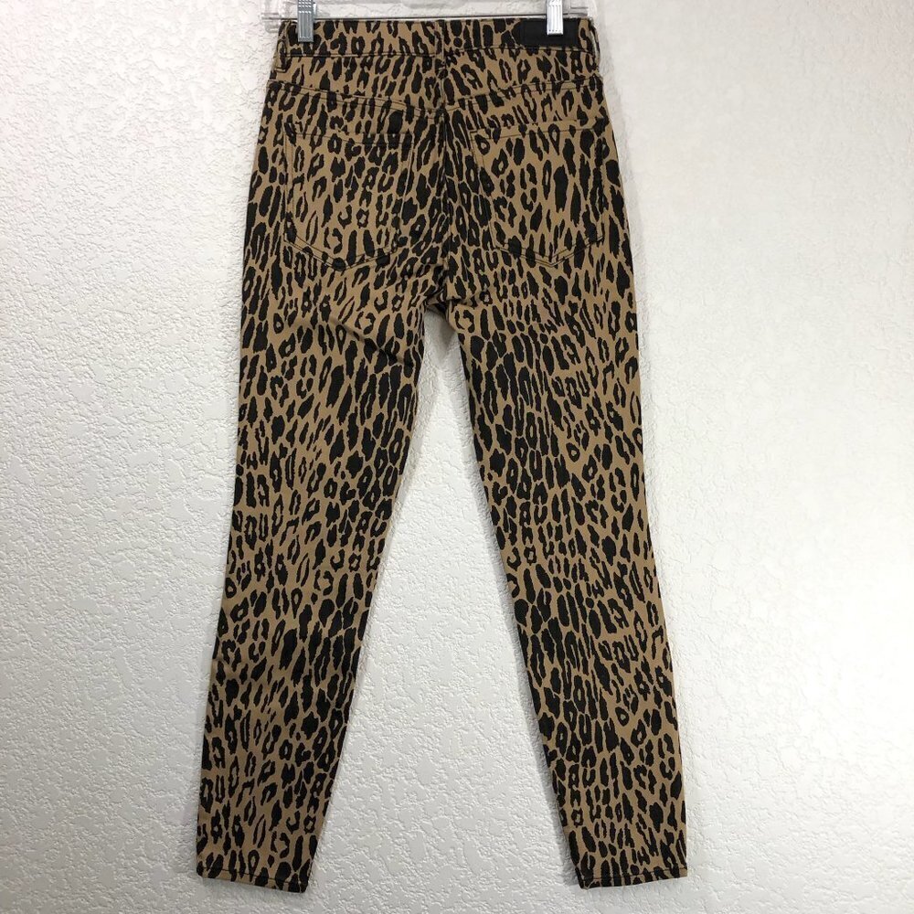 Express Animal Print Pants High Rise Ankle Leggings - Picture 5 of 6